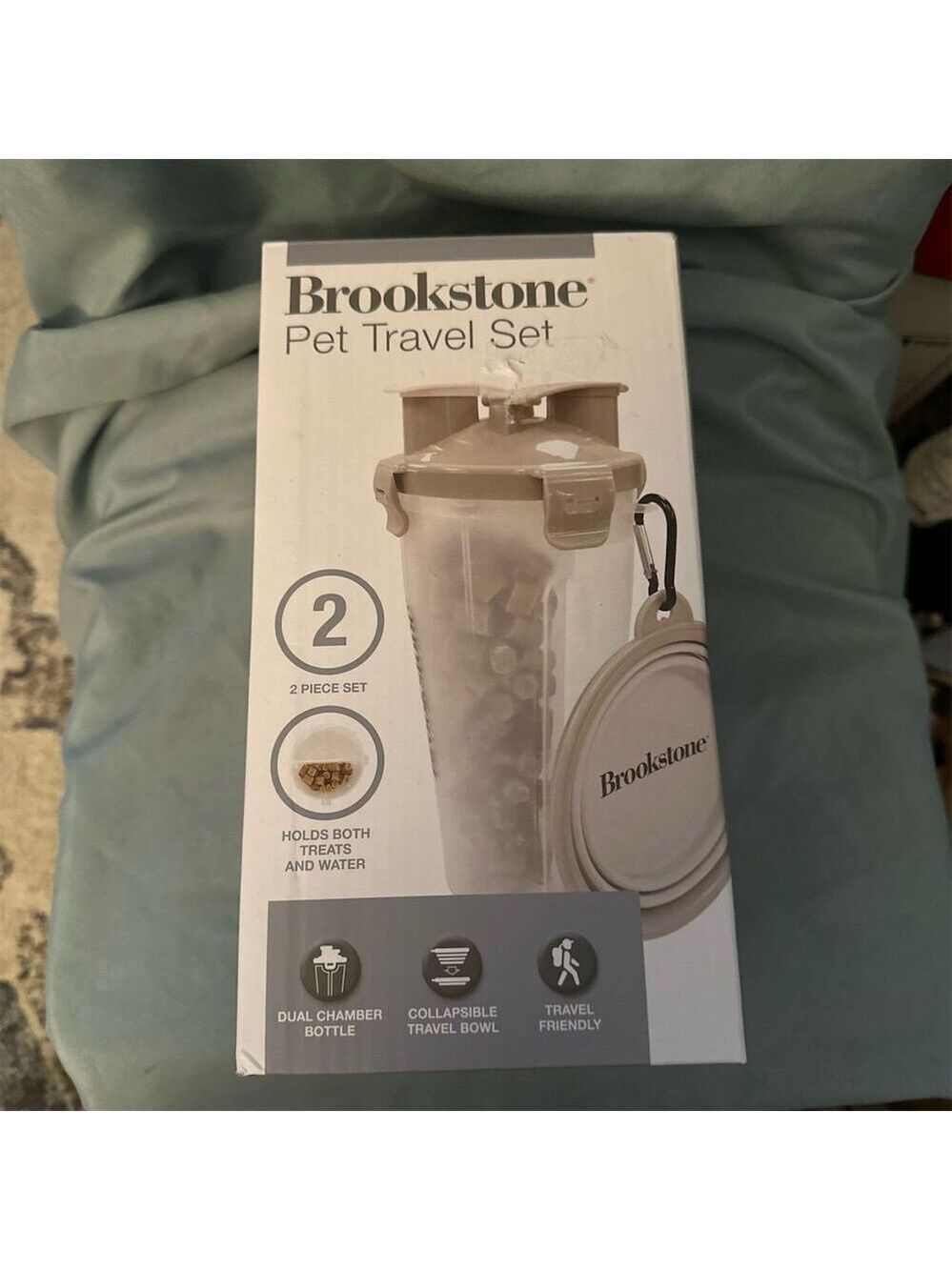 Brookstone Dog Travel Set Multicolor Pet Accessories